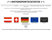 Tablet Screenshot of motorsportstatistik.com